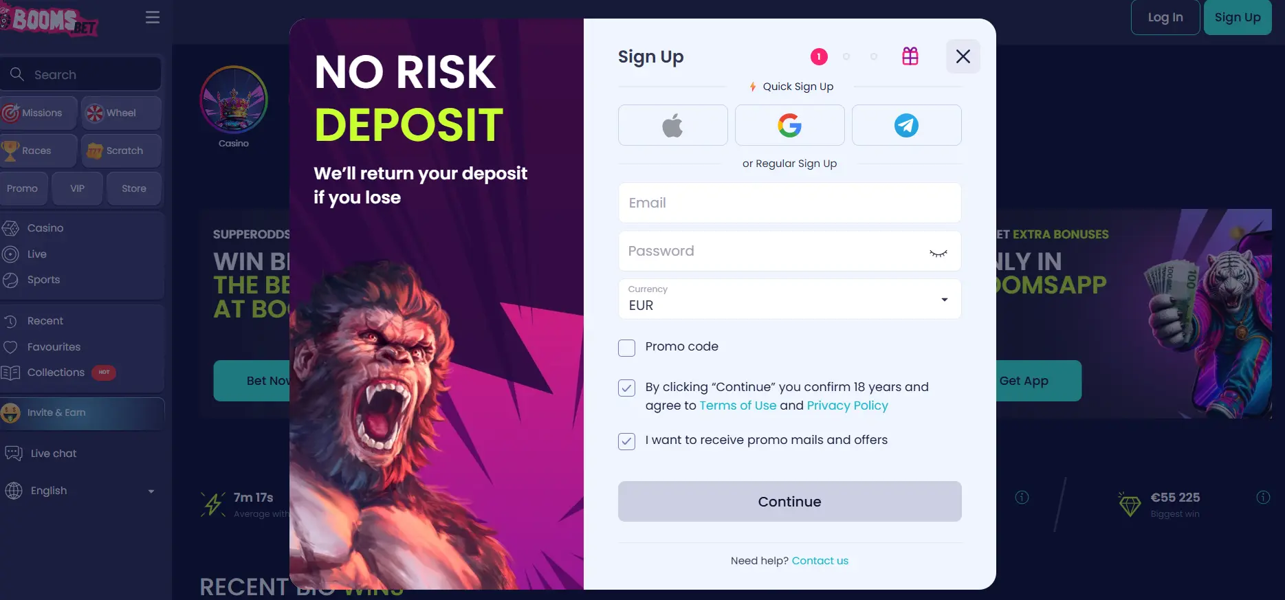 Booms Bet Casino Bonus – Complete gids voor bonussen image 2