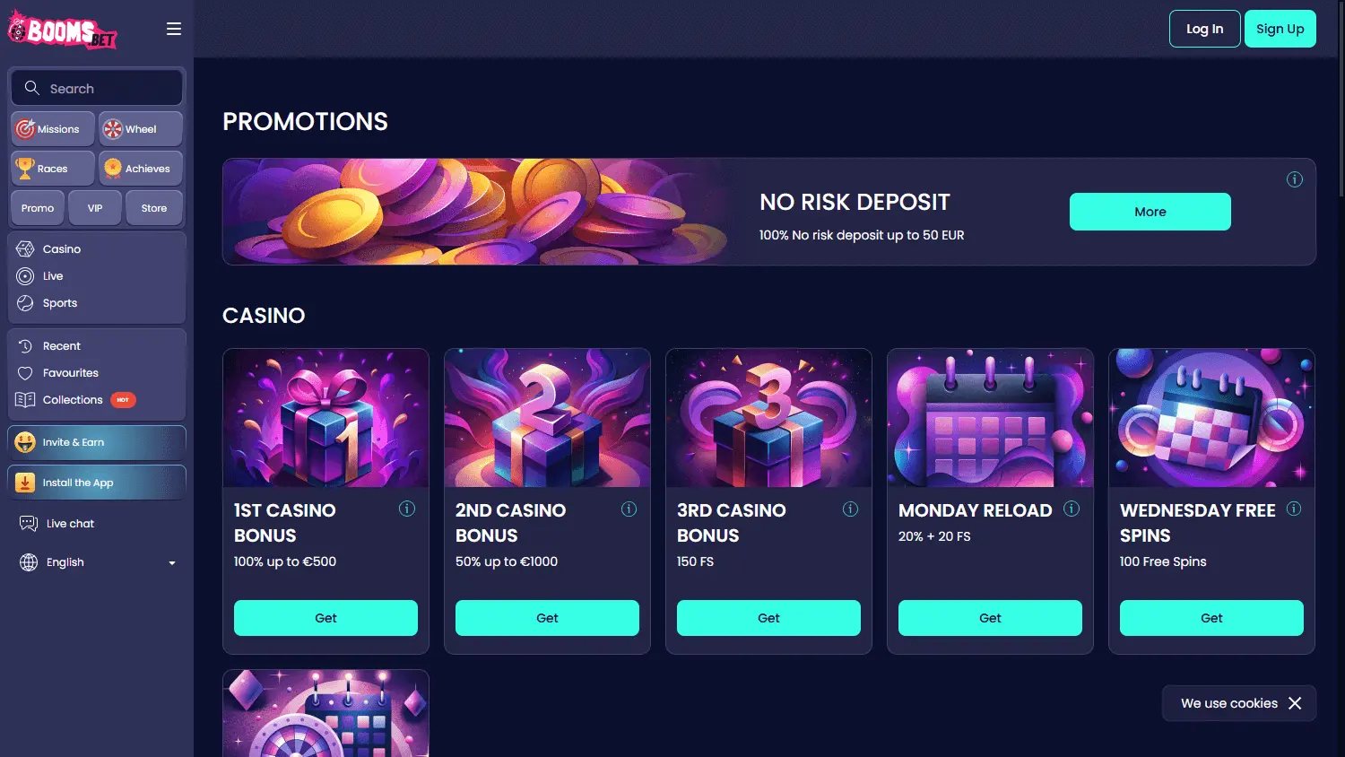 Booms Bet Casino Bonus – Complete gids voor bonussen image 3